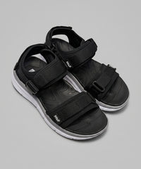 Men's Premium Hook & Loop Comfort Sandals-Black-90501