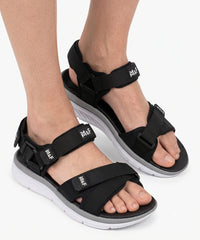 Men's Premium Hook & Loop Comfort Sandals-Black-90502