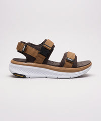 Men's Premium Hook & Loop Comfort Sandals-Brown-90501