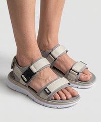 Men's Premium Hook & Loop Comfort Sandals-Cream-90501