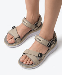 Men's Premium Hook & Loop Comfort Sandals-Cream-90502