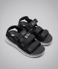 Men's Premium Hook & Loop Comfort Sandals-Black-90503